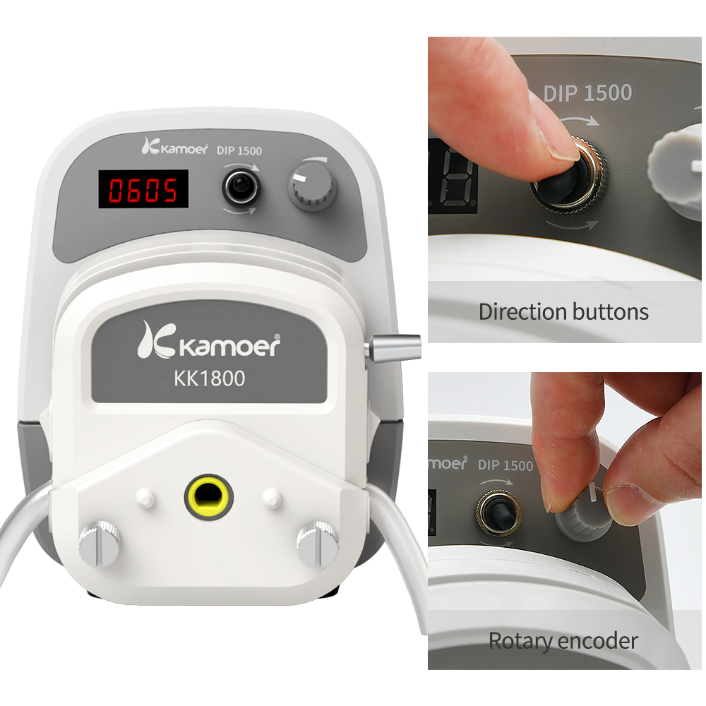 Mini Peristaltic Pump 12V - Bomba Peristáltica Inteligente Kamoer DIP1500 de